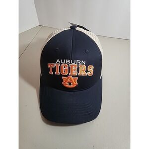 Auburn Tigers ADJUSTABLE MESH TRUCKER SNAPBACK HAT CAP LOGO CURVED BILL